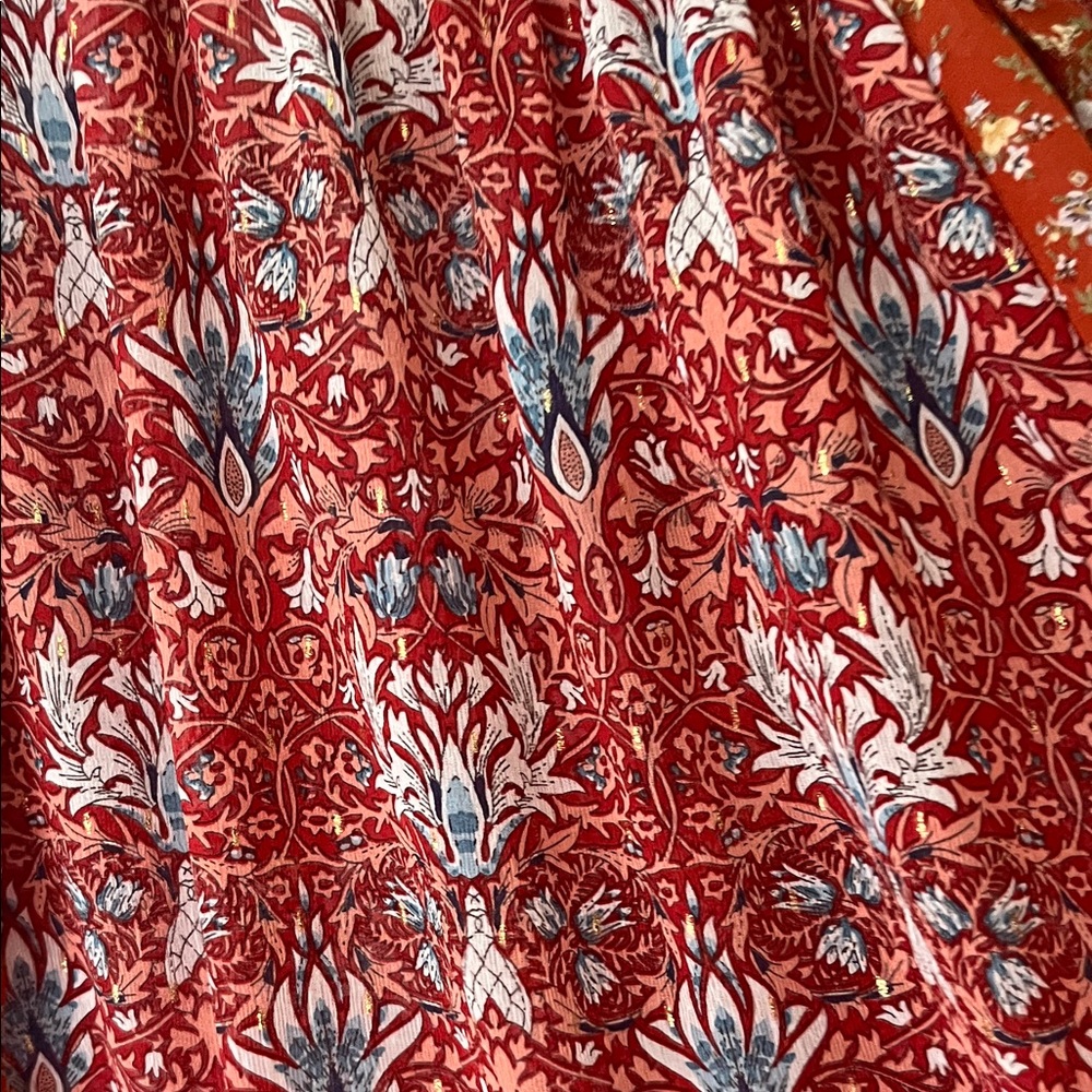 Umgee Rust Floral Blouse - Picture 12 of 12
